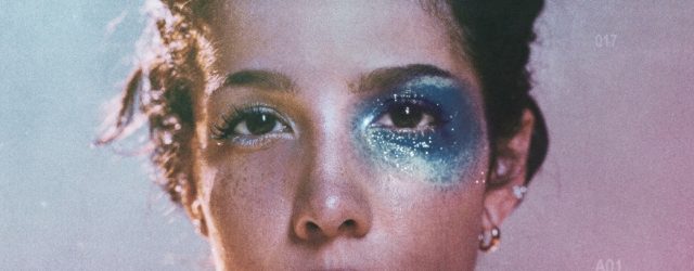Halsey album manic album cover. Girl with glitter on face.