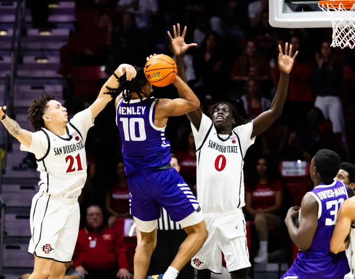 Jaden Henley elevates for a mid-range jumper